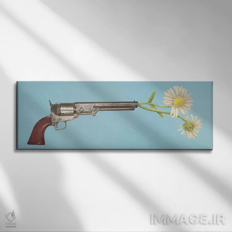 تابلو دکوراتیو صلح آفرین اثر تری فن - نمای روبهرو روی دیوار