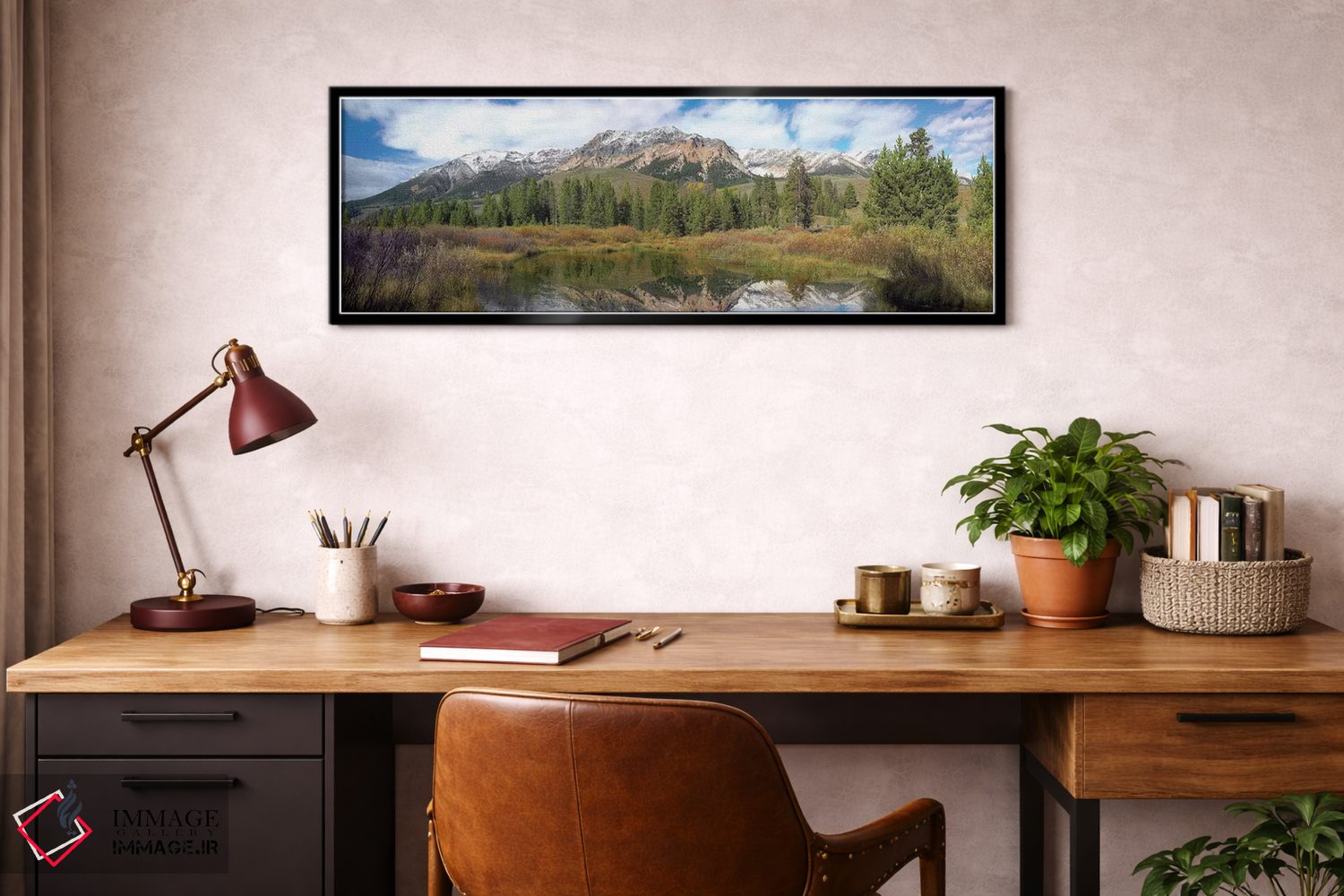 تابلو دکوراتیو Boulder Mountains, Idaho,قله ایزلی، کوه های بولدر، آیداهو اثر تیم فیتزهریس - D3B