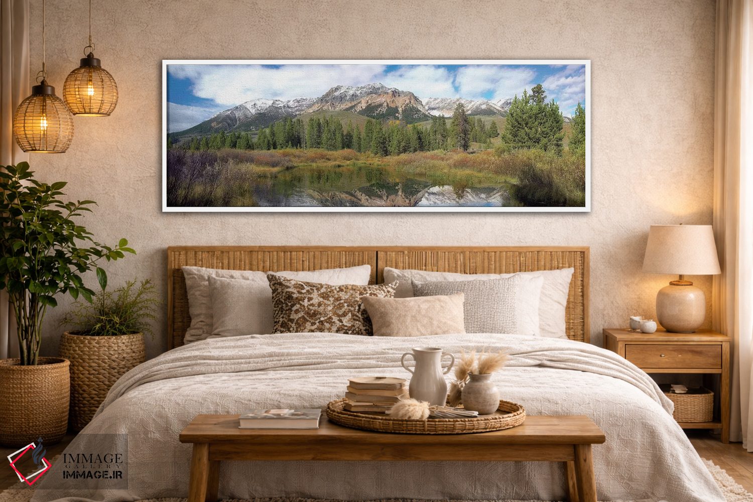 تابلو دکوراتیو Boulder Mountains, Idaho,قله ایزلی، کوه های بولدر، آیداهو اثر تیم فیتزهریس - D4W