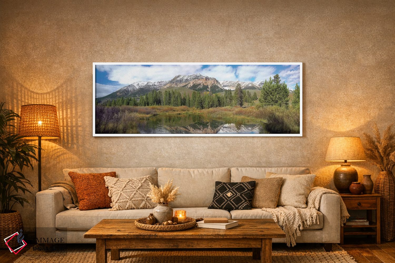تابلو دکوراتیو Boulder Mountains, Idaho,قله ایزلی، کوه های بولدر، آیداهو اثر تیم فیتزهریس - D5W
