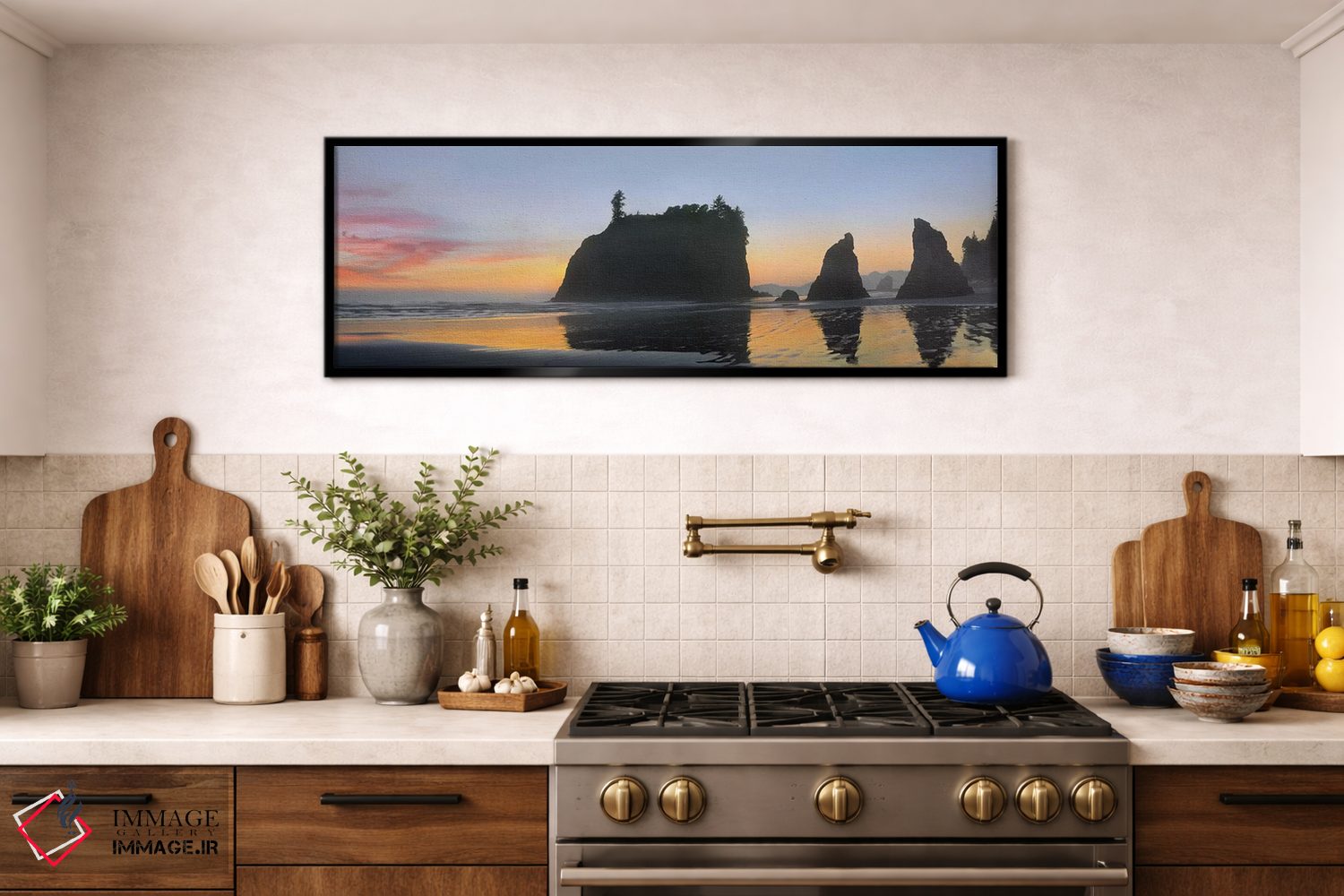 تابلو دکوراتیو Ruby Beach, Olympic National Park, Washington,نمای پانورام… اثر تیم فیتزهریس - D2B