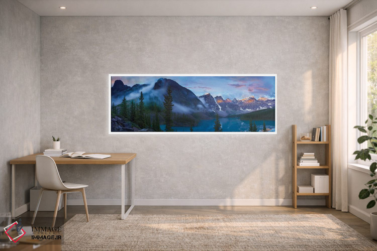 تابلو دکوراتیو Valley Of Ten Peaks, Banff National Park, Alberta, Canada… اثر تیم فیتزهریس - D1W