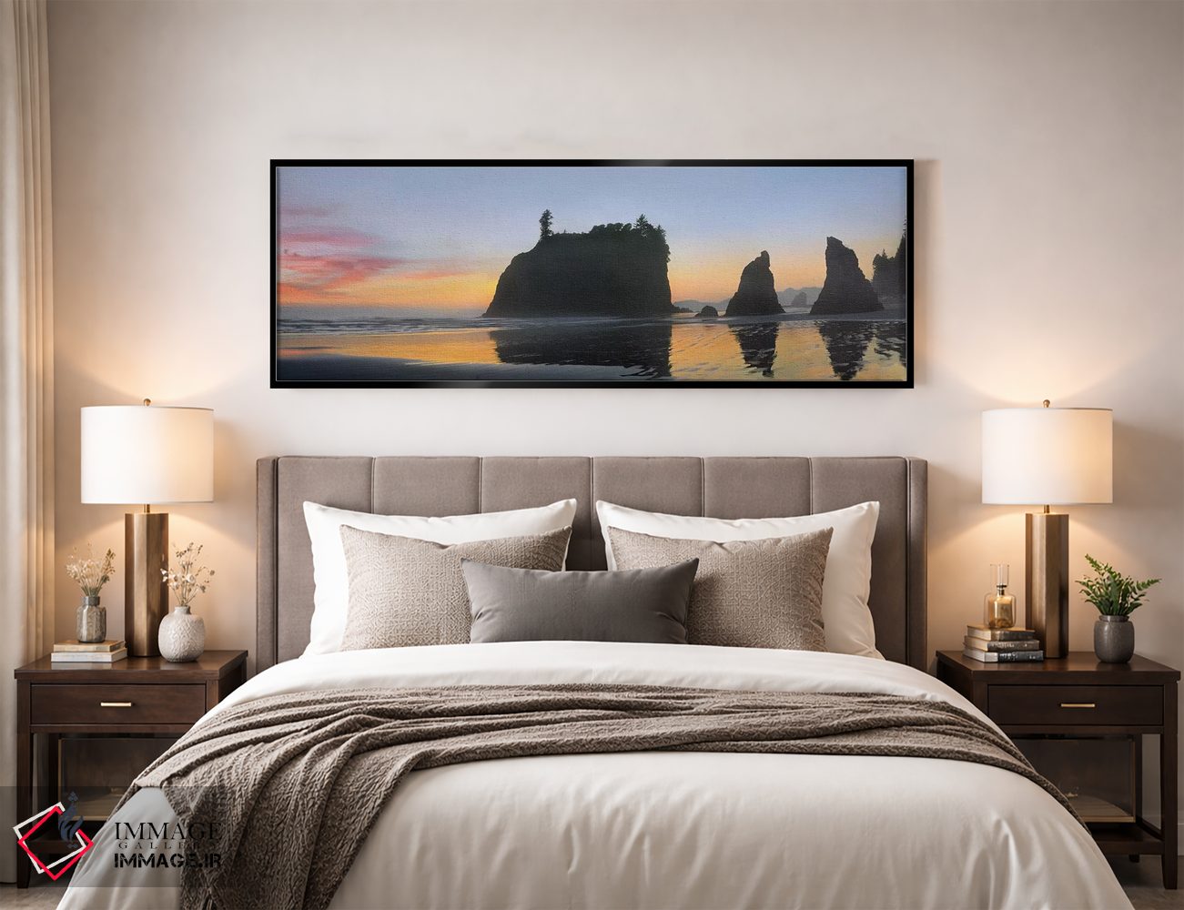 تابلو دکوراتیو Ruby Beach, Olympic National Park, Washington,نمای پانورام… اثر تیم فیتزهریس - D5B