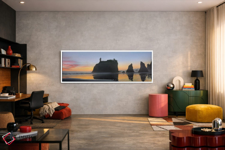 تابلو دکوراتیو Ruby Beach, Olympic National Park, Washington,نمای پانورام… اثر تیم فیتزهریس - D4W