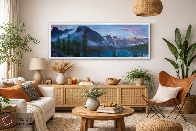 تابلو دکوراتیو Valley Of Ten Peaks, Banff National Park, Alberta, Canada… اثر تیم فیتزهریس - D3W