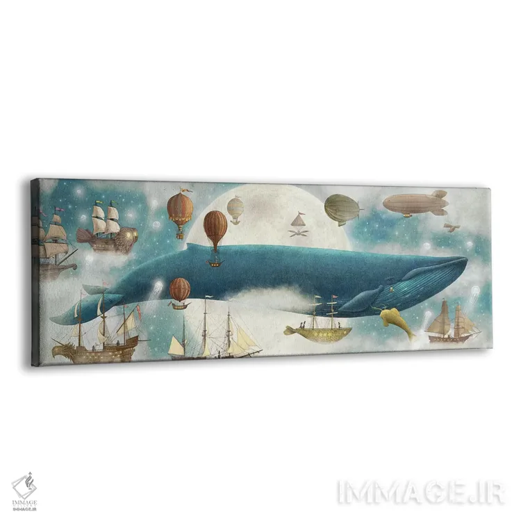 تابلو دکوراتیو در ابرها ۲ اثر تری فن - نمای پرسپکتیو محصول