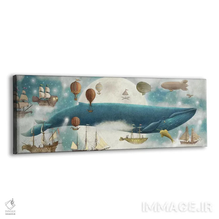 تابلو دکوراتیو در ابرها ۲ اثر تری فن - نمای پرسپکتیو محصول