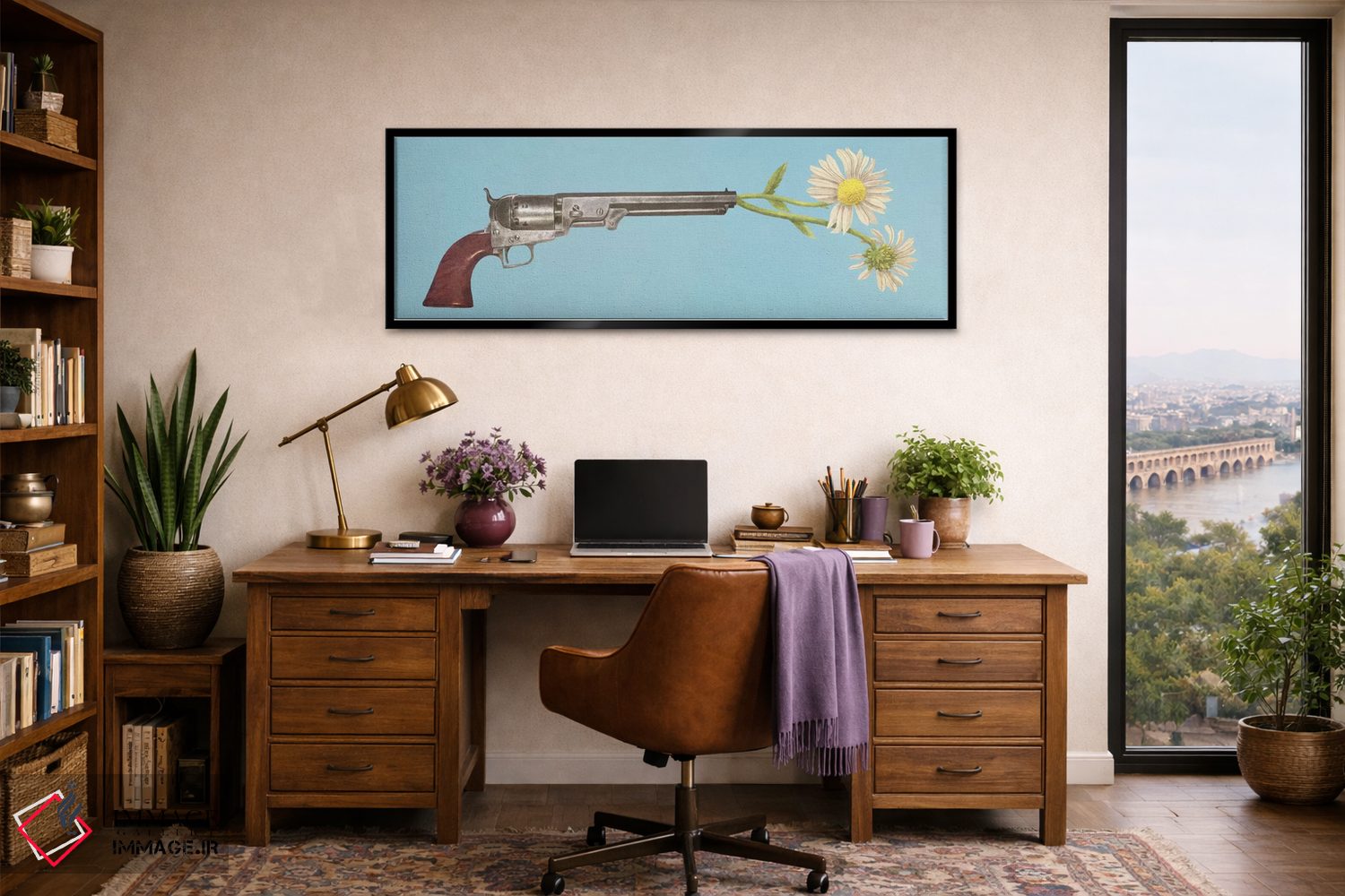 تابلو دکوراتیو صلح آفرین اثر تری فن - D2B