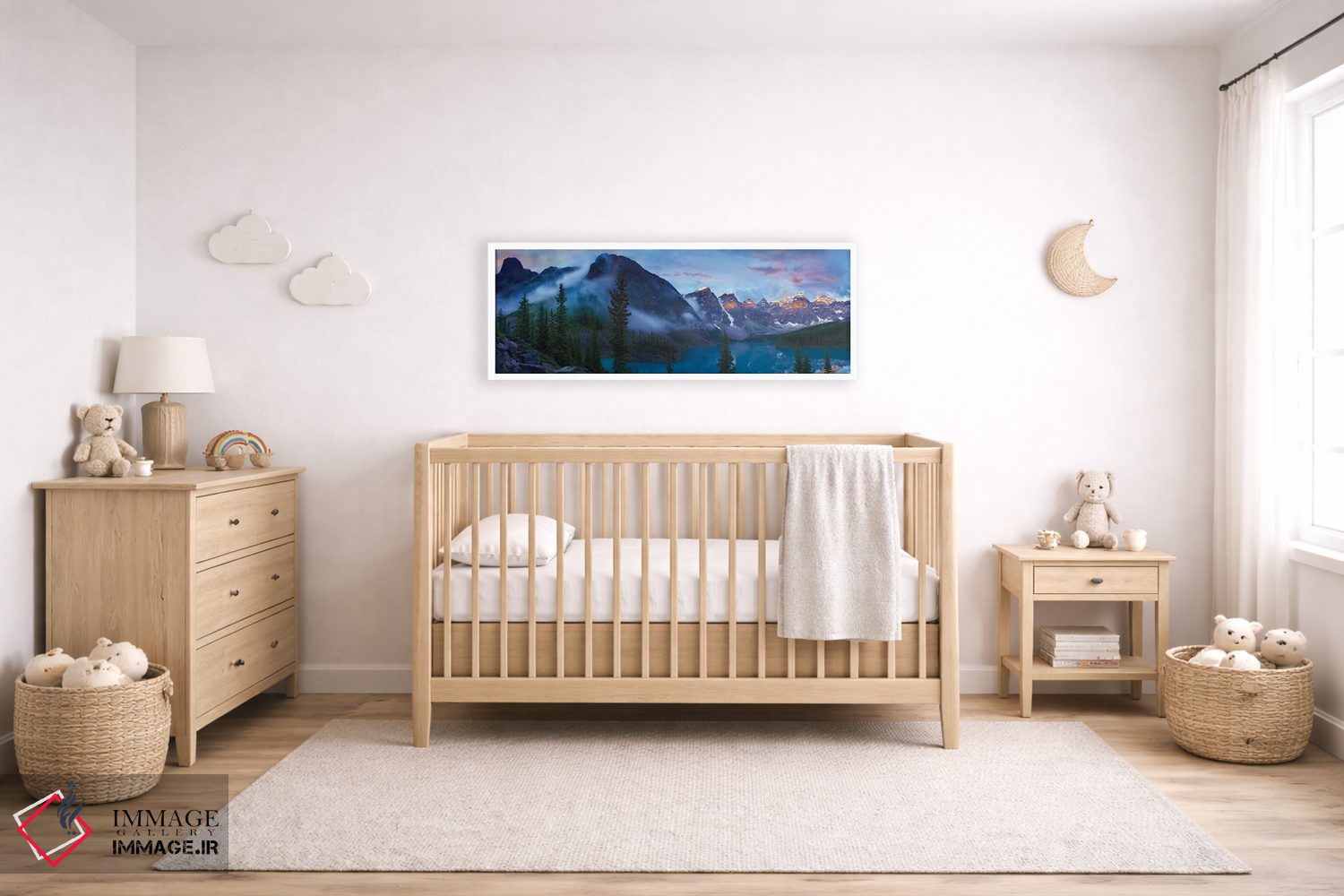 تابلو دکوراتیو Valley Of Ten Peaks, Banff National Park, Alberta, Canada… اثر تیم فیتزهریس - D6W