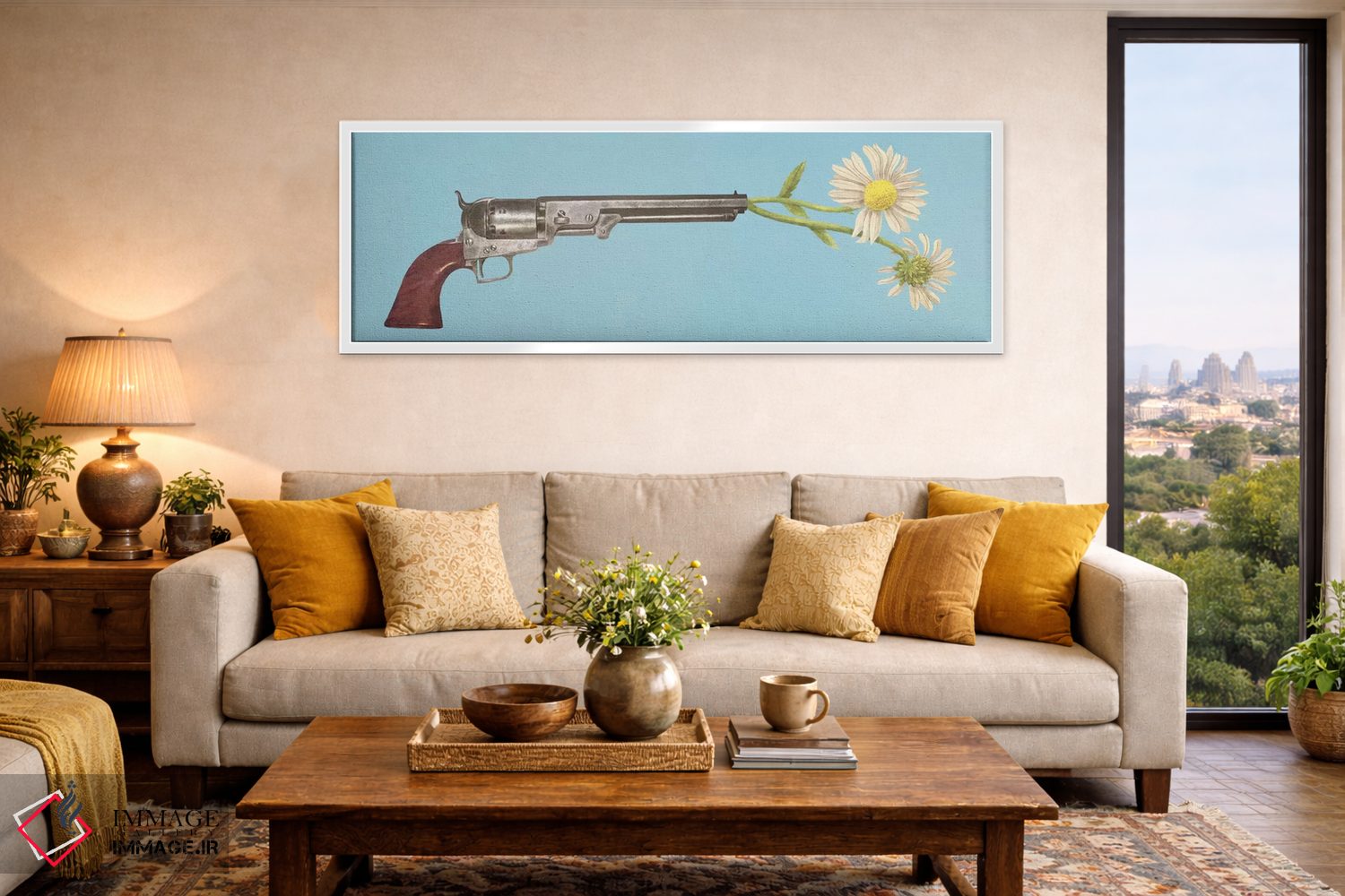 تابلو دکوراتیو صلح آفرین اثر تری فن - D4W