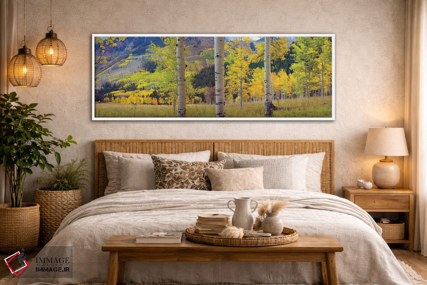 تابلو دکوراتیو Colorado,باغ صفاف لرزان در پاییز، کلرادو اثر تیم فیتزهریس - D4W