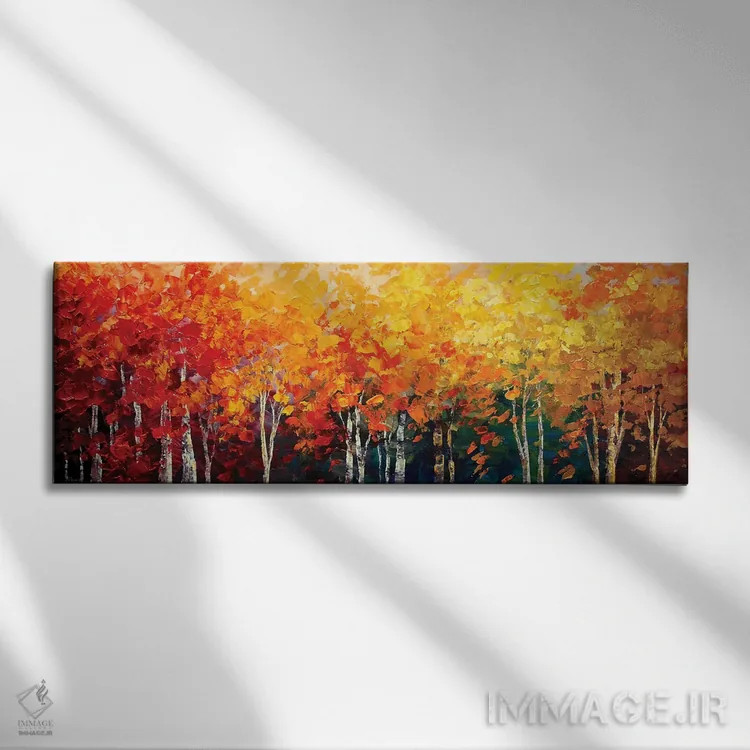 تابلو دکوراتیو فصل دارچین اثر تاتیانا ایلیینا - نمای روبهرو روی دیوار