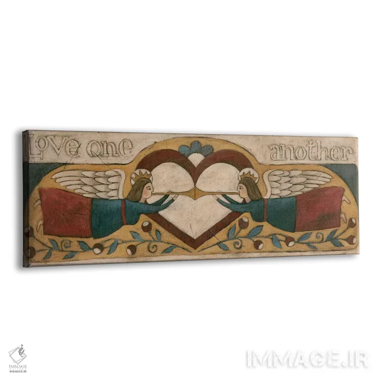 تابلو دکوراتیو یکدیگر را دوست بدارید اثر ترزا کوگوت - نمای پرسپکتیو محصول