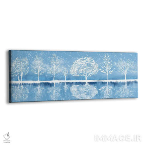 تابلو دکوراتیو سواحل زمستانی اثر توماس لیتل - نمای پرسپکتیو محصول