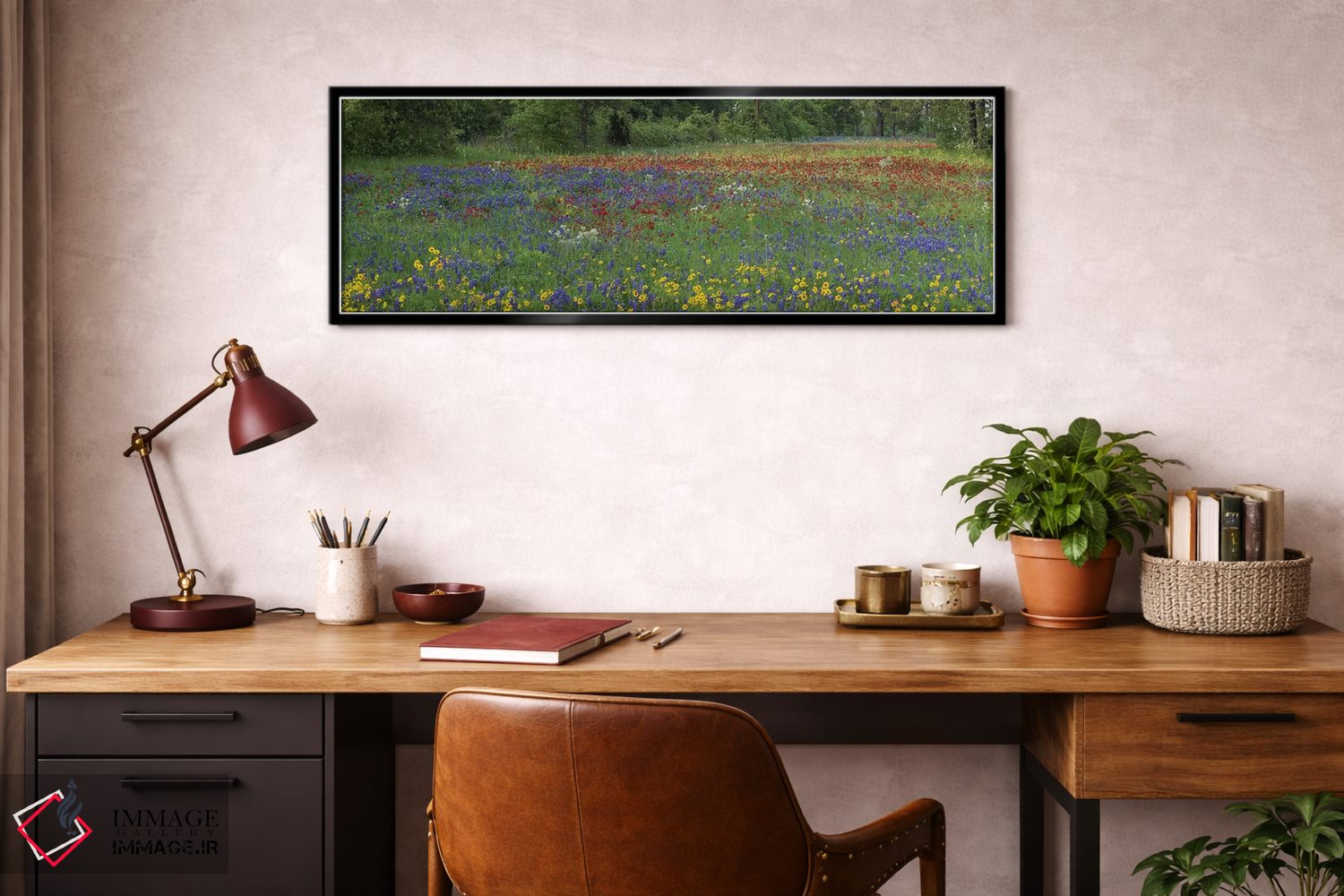 تابلو دکوراتیو Drummond's Phlox And Tickseed, Fort Parker State Park, Tex… اثر تیم فیتزهریس - D3B