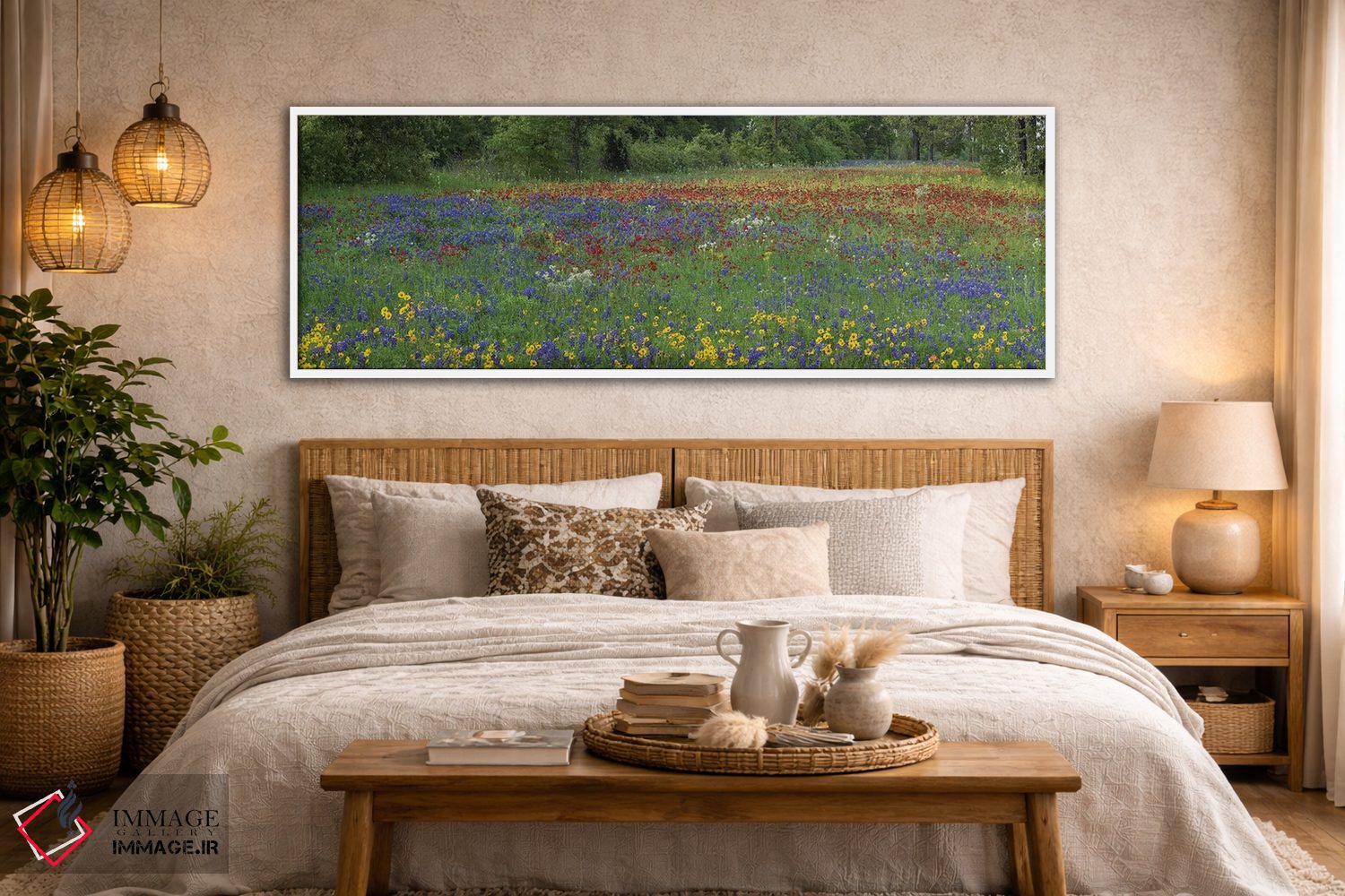 تابلو دکوراتیو Drummond's Phlox And Tickseed, Fort Parker State Park, Tex… اثر تیم فیتزهریس - D4W