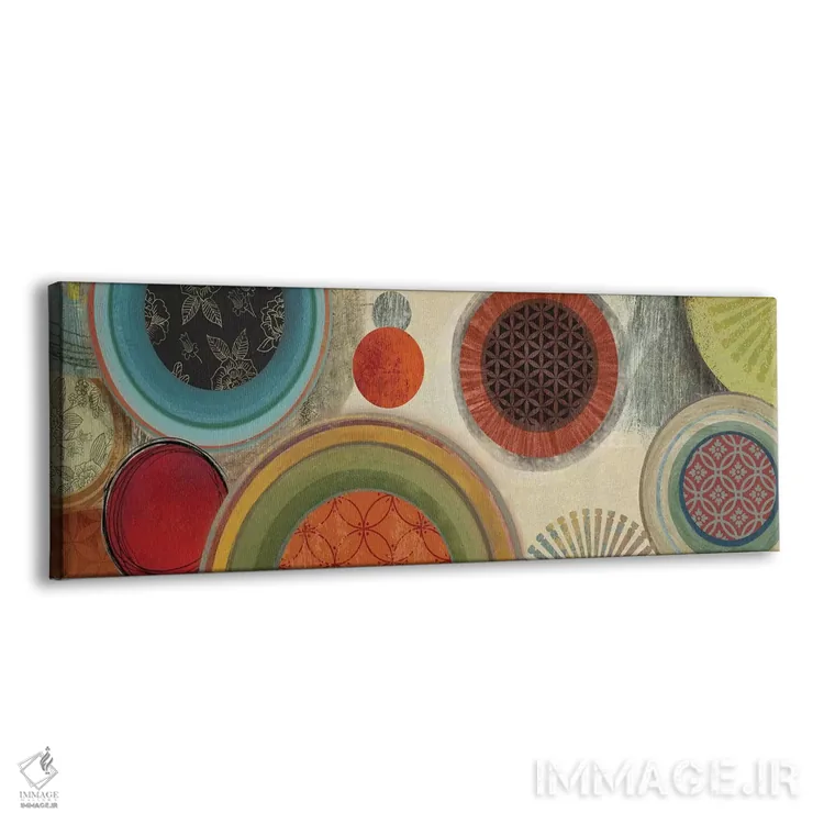 تابلو انتزاعی آشوب I اثر تام ریوز - نمای پرسپکتیو محصول