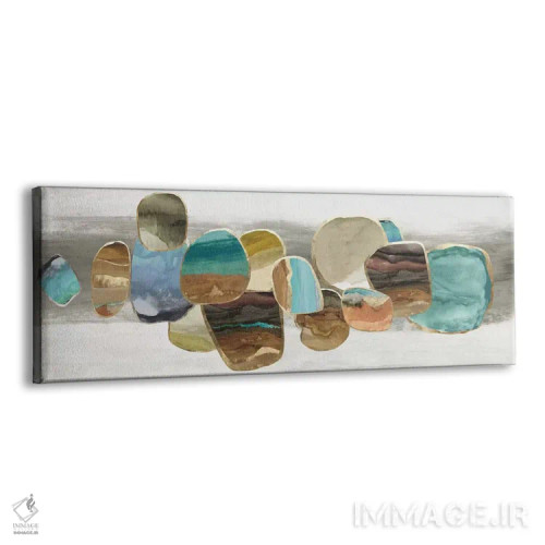 تابلو دکوراتیو سنگ های زراندود I اثر تام ریوز - نمای پرسپکتیو محصول