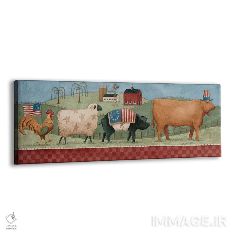 تابلو دکوراتیو غرور سرزمین مرکزی اثر ترزا کوگوت - نمای پرسپکتیو محصول