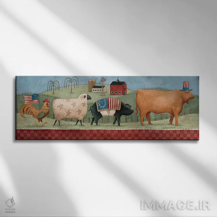 تابلو دکوراتیو غرور سرزمین مرکزی اثر ترزا کوگوت - نمای روبهرو روی دیوار