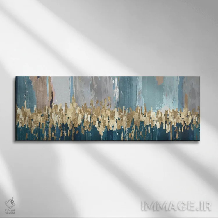 تابلو دکوراتیو نور ستارگان اثر تام ریوز - نمای روبهرو روی دیوار