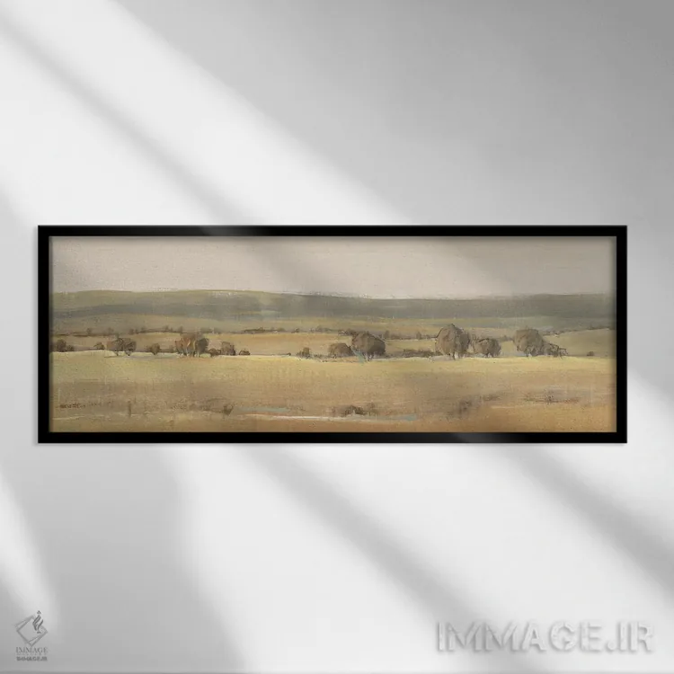 تابلو دکوراتیو پایان فصل ۲ اثر تیم اوتول - نمای قابدار مشکی