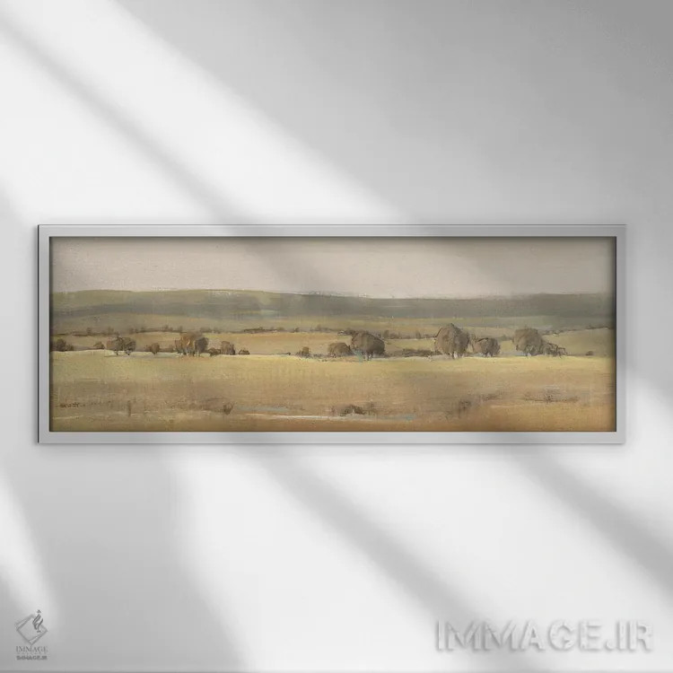 تابلو دکوراتیو پایان فصل ۲ اثر تیم اوتول - نمای قابدار سفید