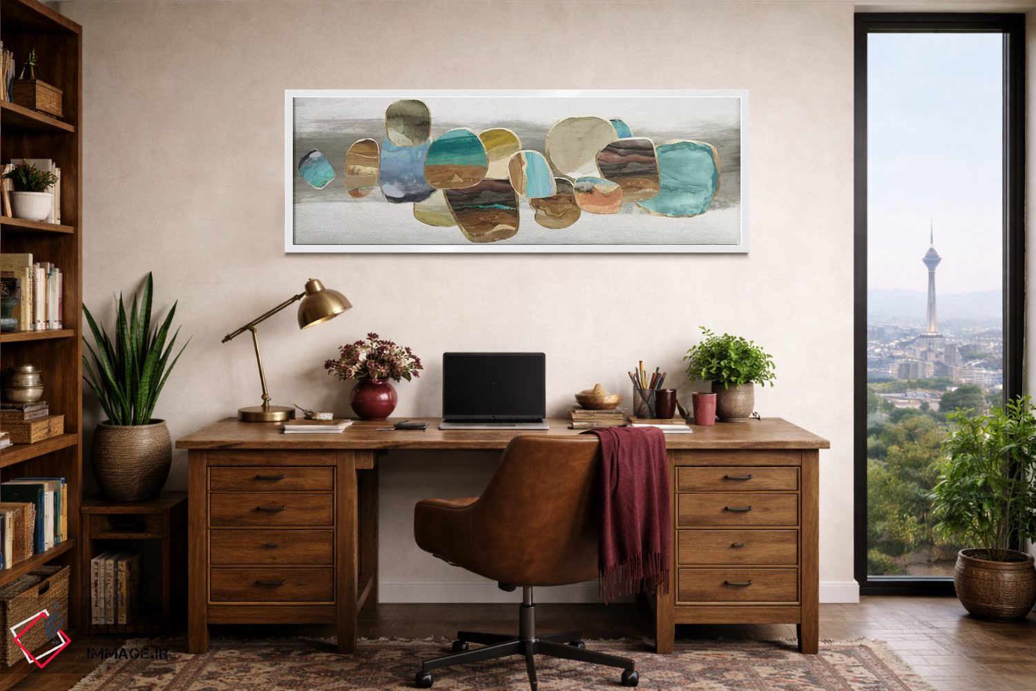 تابلو دکوراتیو سنگ های زراندود I اثر تام ریوز - D1W