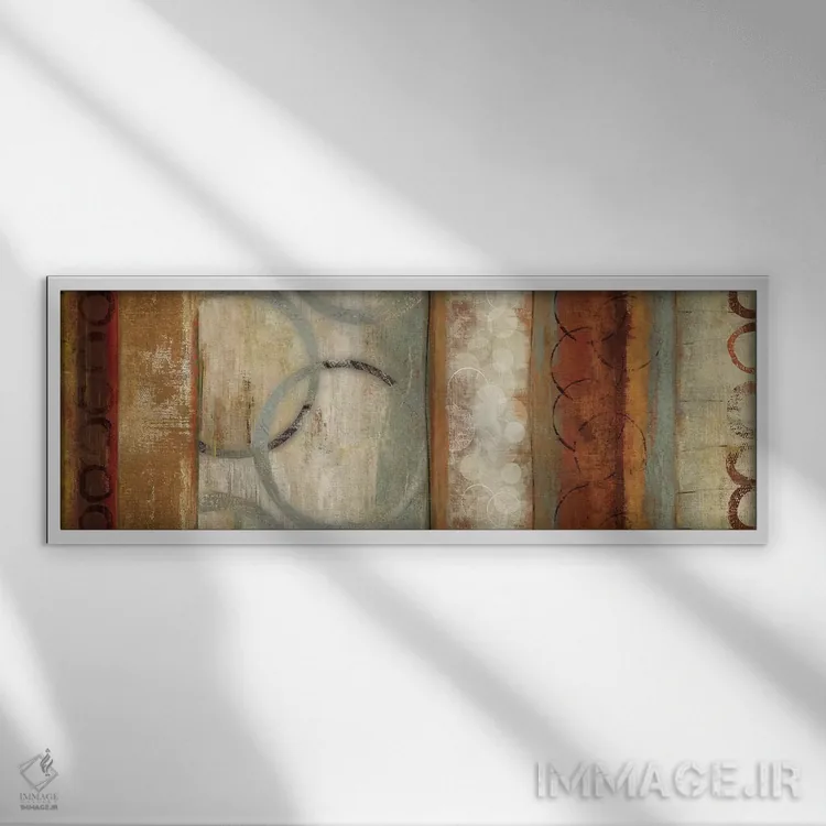 تابلو دکوراتیو تقاطع I اثر تام ریوز - نمای قابدار سفید