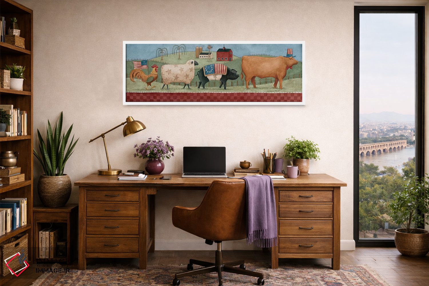 تابلو دکوراتیو غرور سرزمین مرکزی اثر ترزا کوگوت - D1W