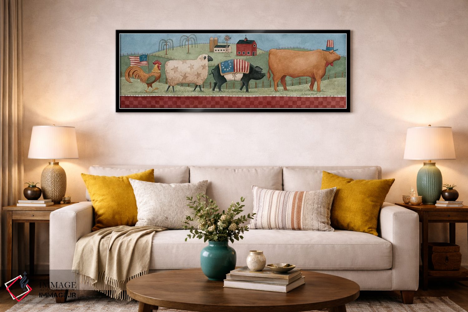 تابلو دکوراتیو غرور سرزمین مرکزی اثر ترزا کوگوت - D2B