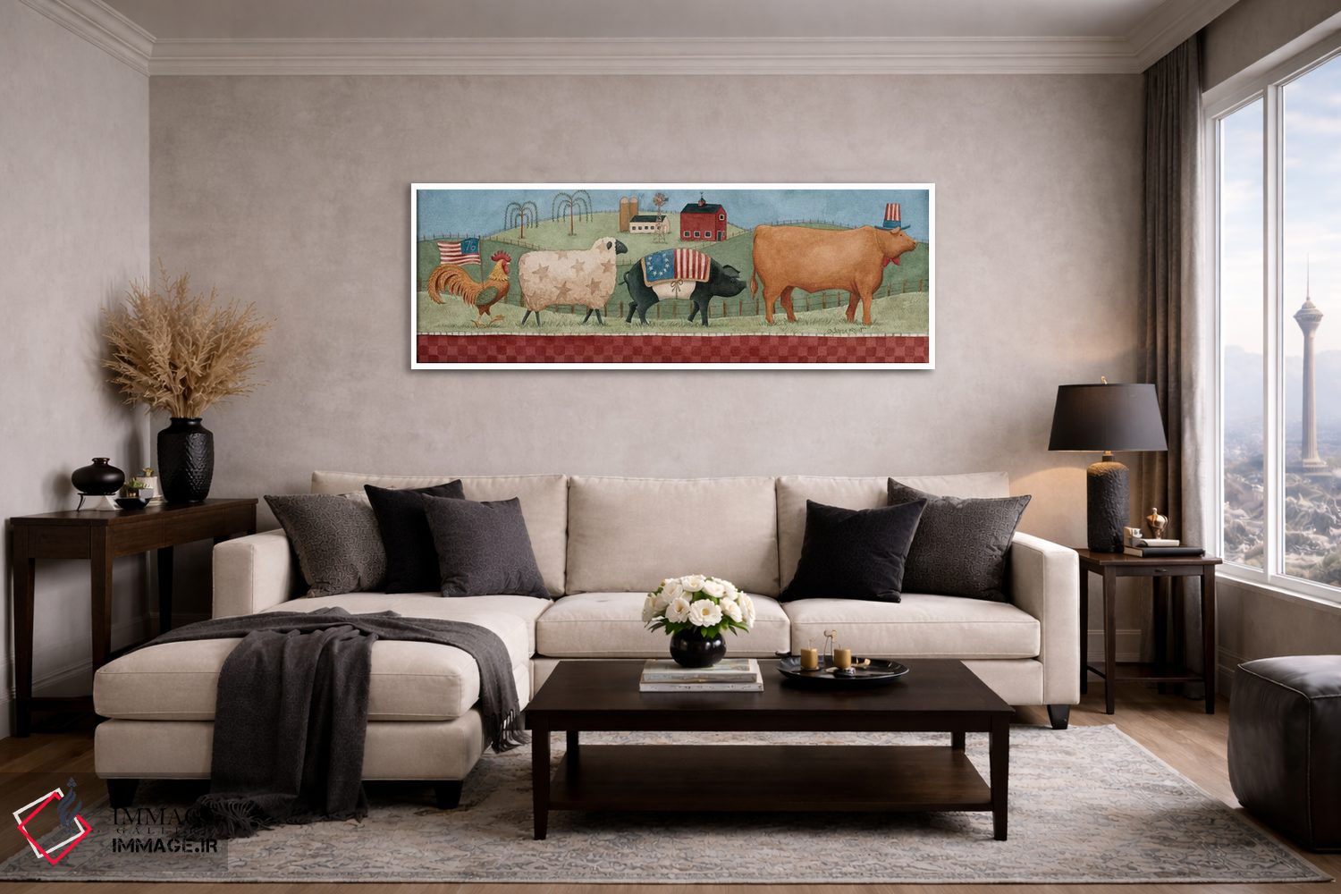 تابلو دکوراتیو غرور سرزمین مرکزی اثر ترزا کوگوت - D4W