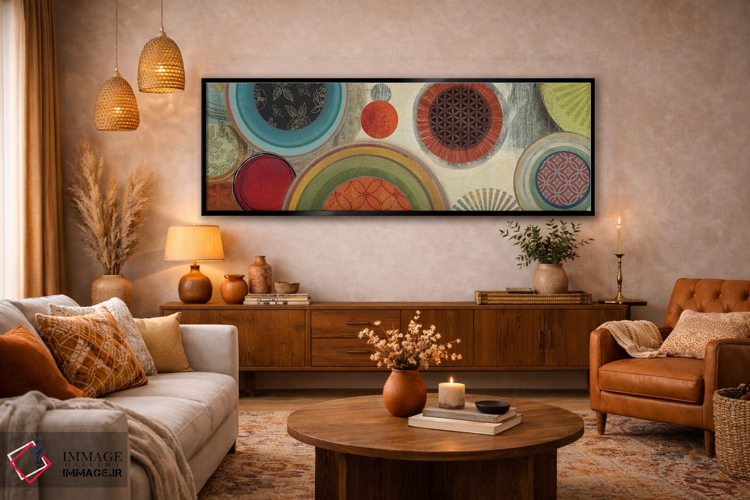 تابلو انتزاعی آشوب I اثر تام ریوز - D6B