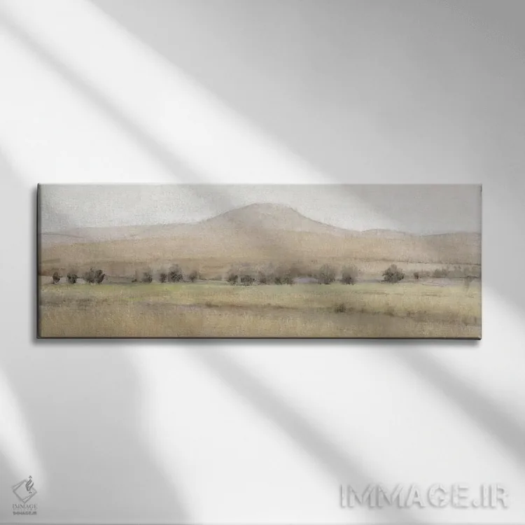 تابلو دکوراتیو گرمای خشک ۱ اثر تیم اوتول - نمای روبهرو روی دیوار