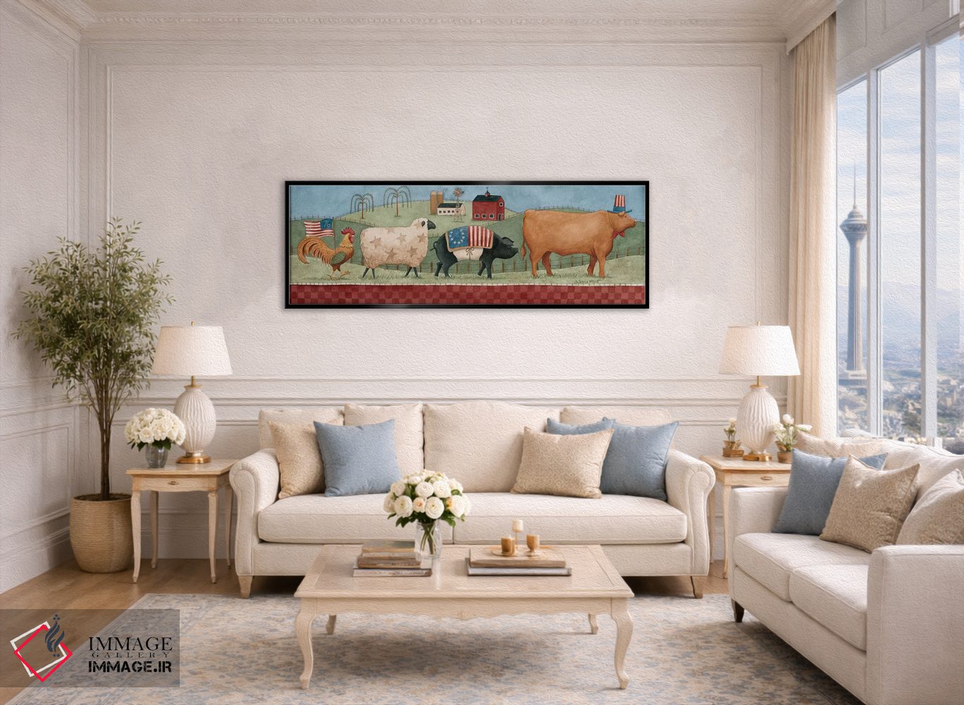 تابلو دکوراتیو غرور سرزمین مرکزی اثر ترزا کوگوت - D6B