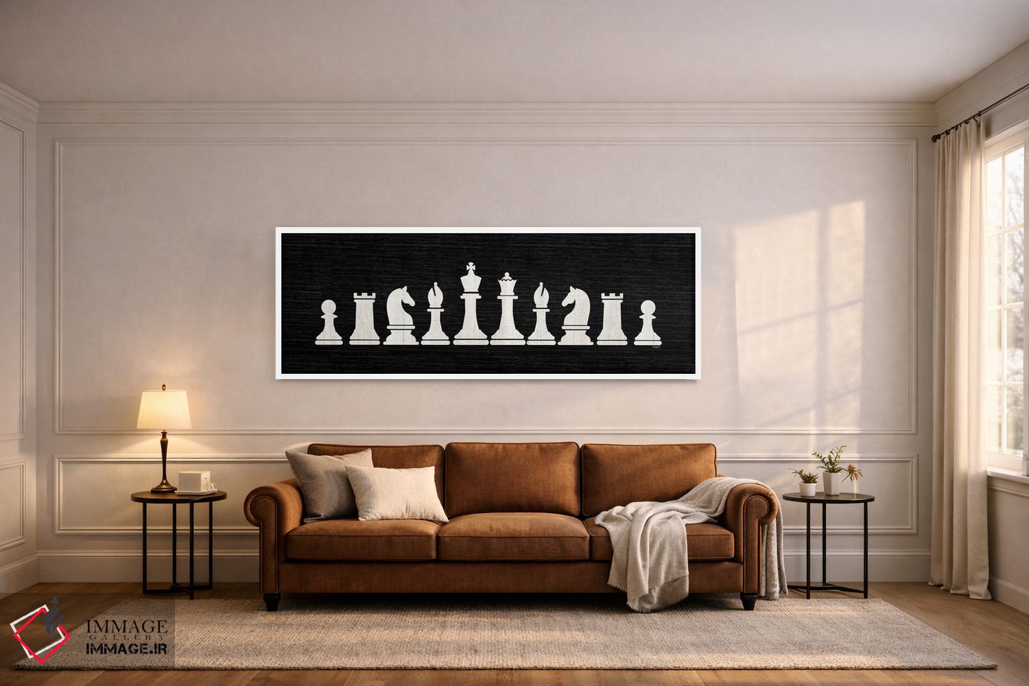 تابلوی مهره شطرنج سیاه اثر تارا رید - D4W