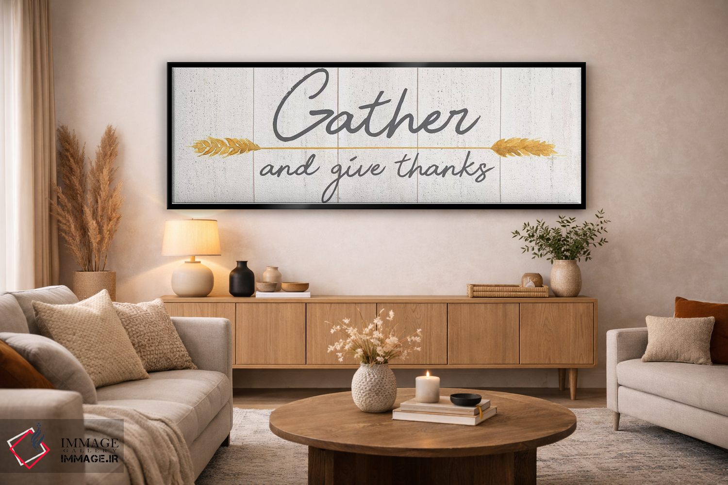 تابلوی زندگی روستایی I-شکرگزاری کن اثر تارا رید - D5B