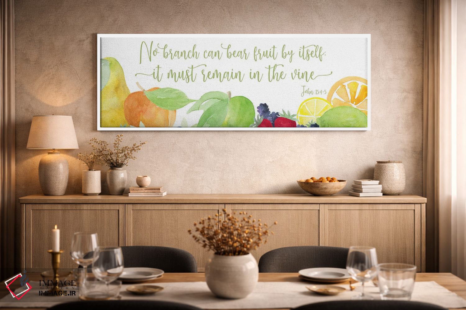 تابلوی میوه روح II-مو اثر تارا رید - D3W