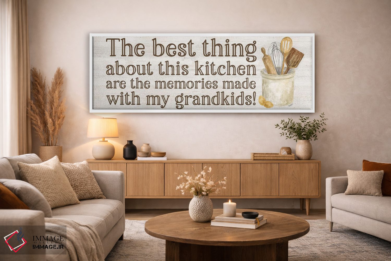 تابلو مدرن پنل زندگی پدربزرگ و مادربزرگ شماره ۵ - خاطرات اثر تارا رید - D3W