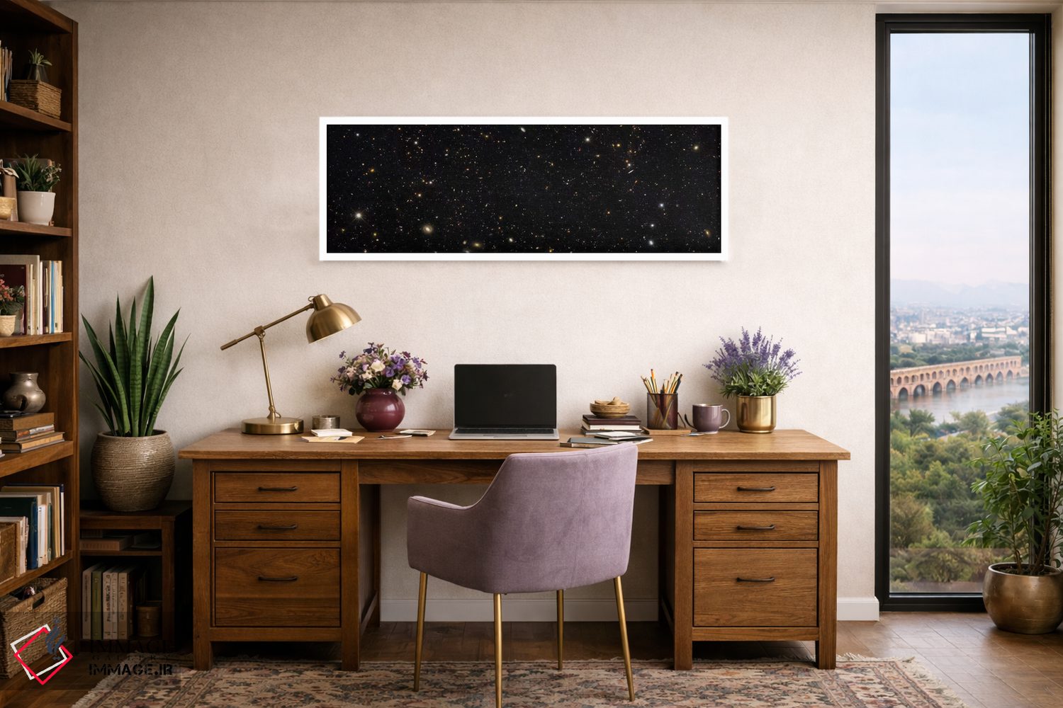 تابلو دکوراتیو 500 Galaxies Stretching Back Through Most Of The Unive… اثر استاک ترک ایمیجز - D1W