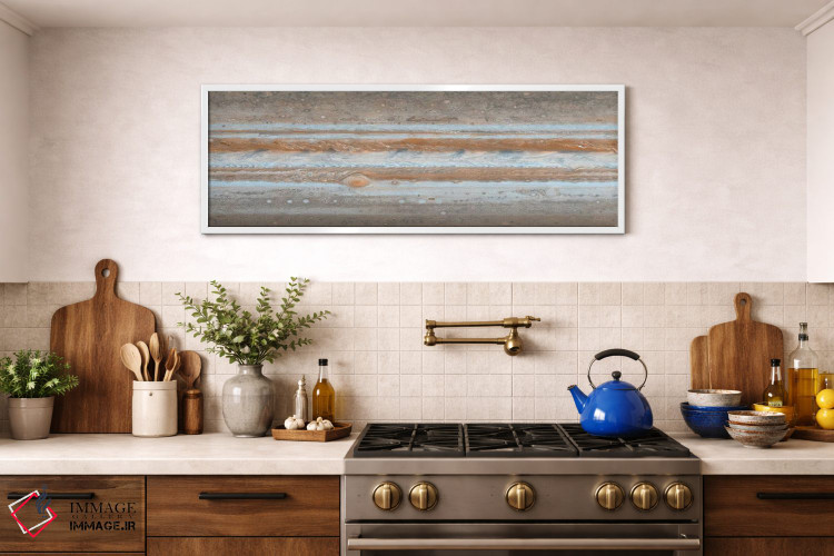 تابلو دکوراتیو نقشه رنگی سیاره مشتری اثر استاک ترک ایمیجز - D2W