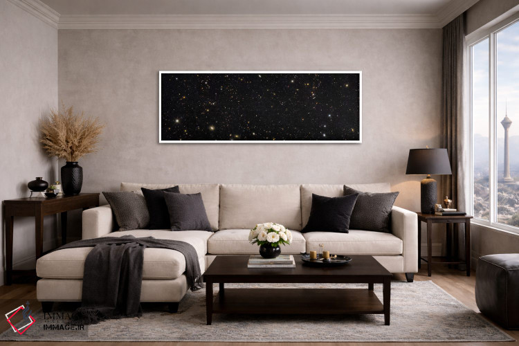 تابلو دکوراتیو 500 Galaxies Stretching Back Through Most Of The Unive… اثر استاک ترک ایمیجز - D4W