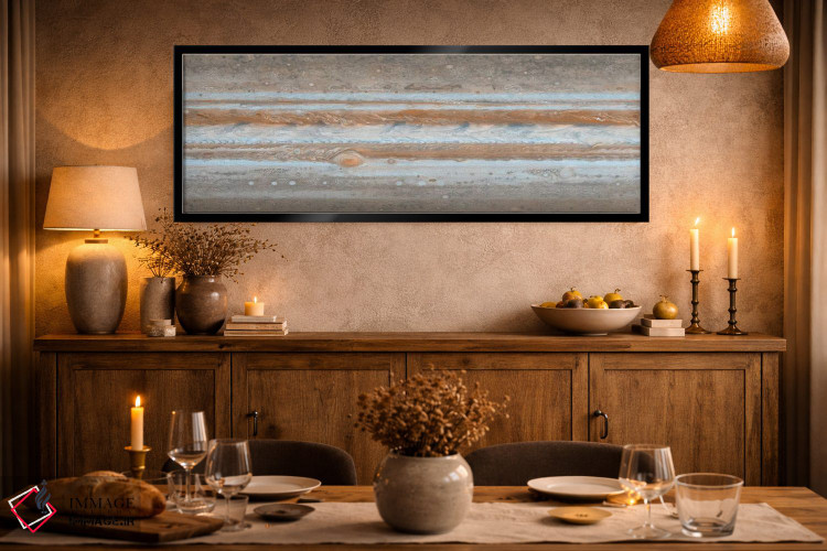 تابلو دکوراتیو نقشه رنگی سیاره مشتری اثر استاک ترک ایمیجز - D4B