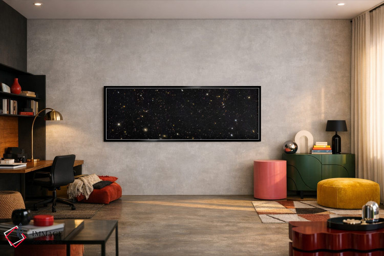 تابلو دکوراتیو 500 Galaxies Stretching Back Through Most Of The Unive… اثر استاک ترک ایمیجز - D6B