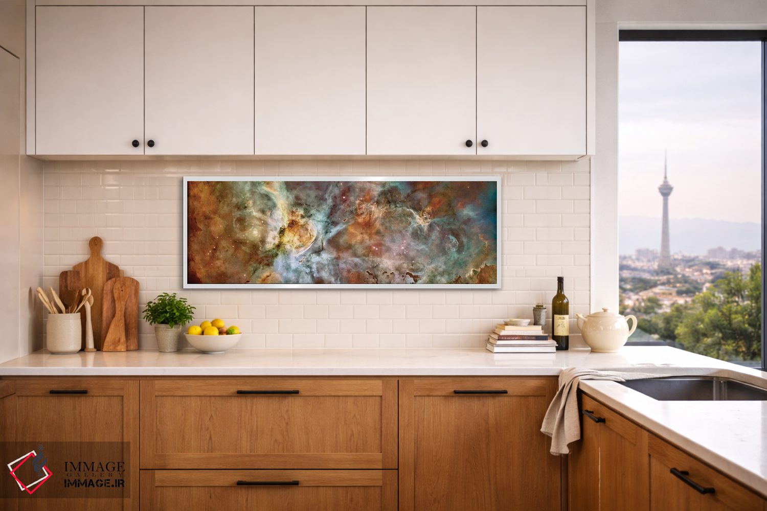 تابلو دکوراتیو منطقه مرکزی سحابی کارینا اثر استاک ترک ایمیجز - D3W