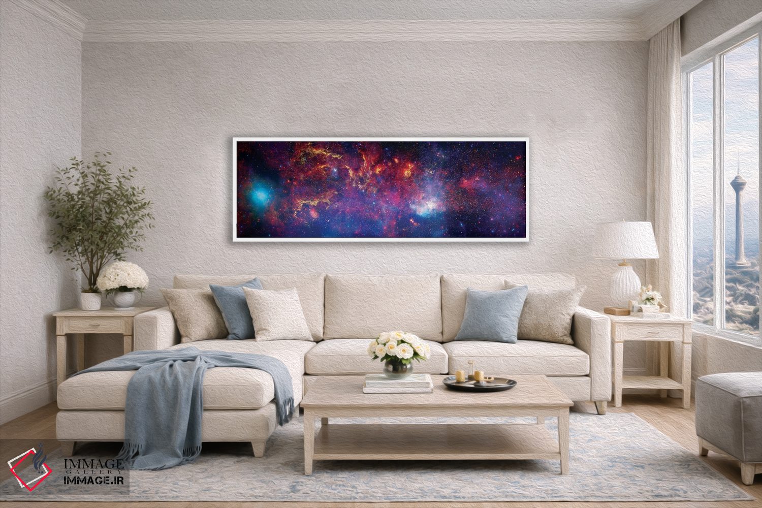 تابلو دکوراتیو منطقه مرکزی کهکشان راه شیری اثر استاک ترک ایمیجز - D4W