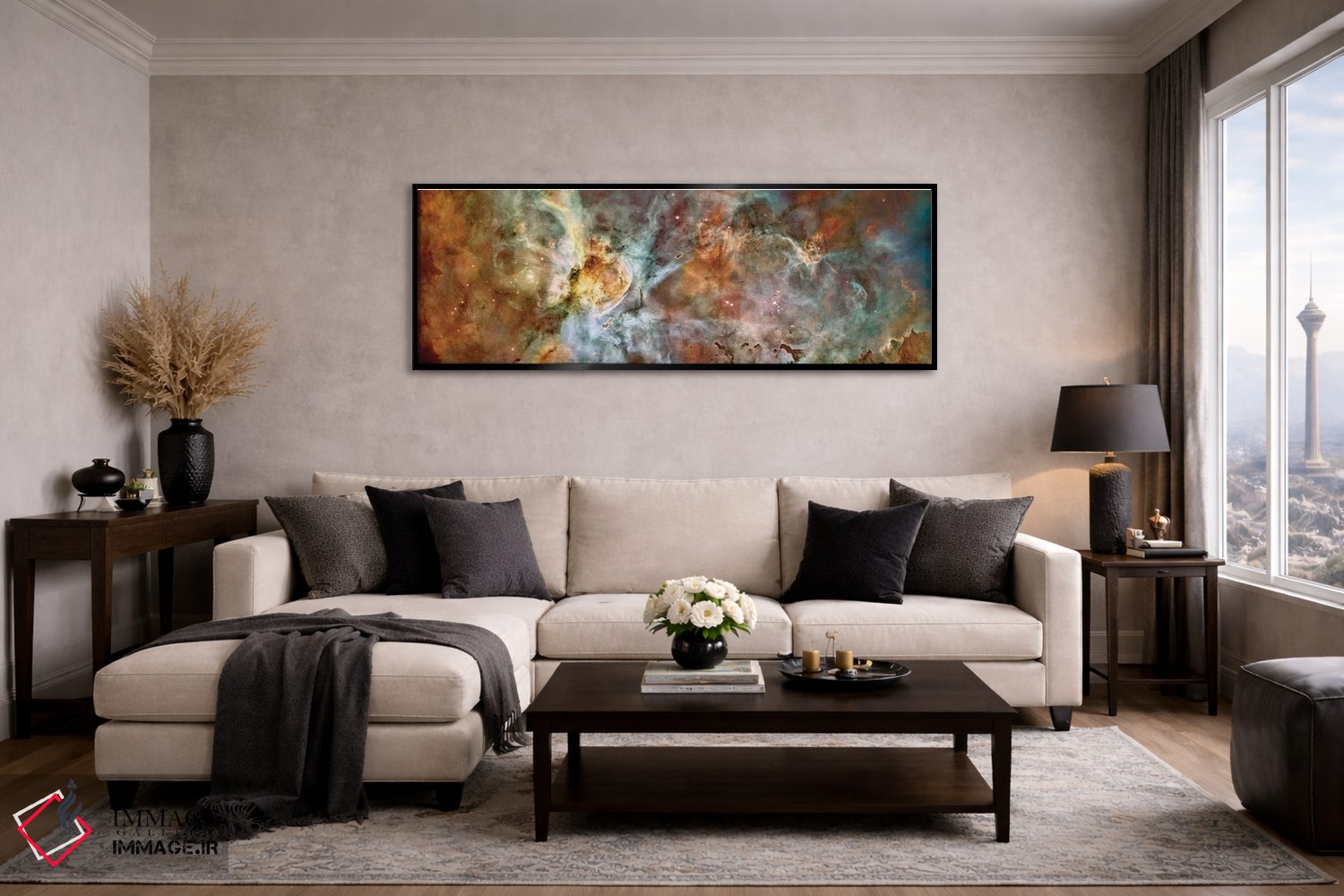تابلو دکوراتیو منطقه مرکزی سحابی کارینا اثر استاک ترک ایمیجز - D5B