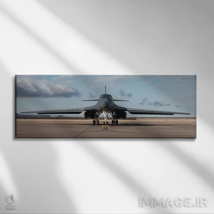 تابلو دکوراتیو Texas,هواپیمای B-1B لنسر در پایگاه نیروی هوایی دیس، تگ… اثر های-جی پروداکشنز - نمای روبهرو روی دیوار