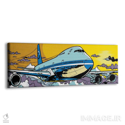تابلو دکوراتیو هواپیمای ۷۴۷ اثر تونی سانچز - نمای پرسپکتیو محصول