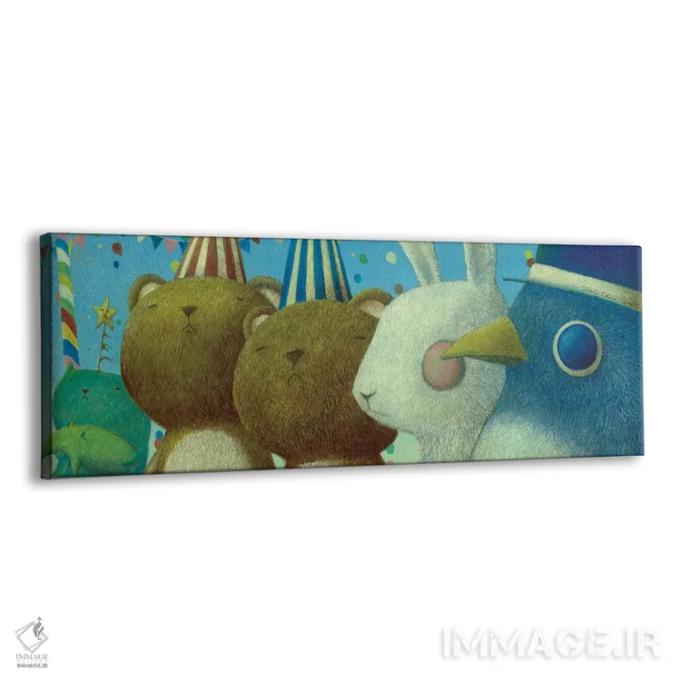 تابلو دکوراتیو در دل روز بامزه اثر توشیو ایبینه - نمای پرسپکتیو محصول